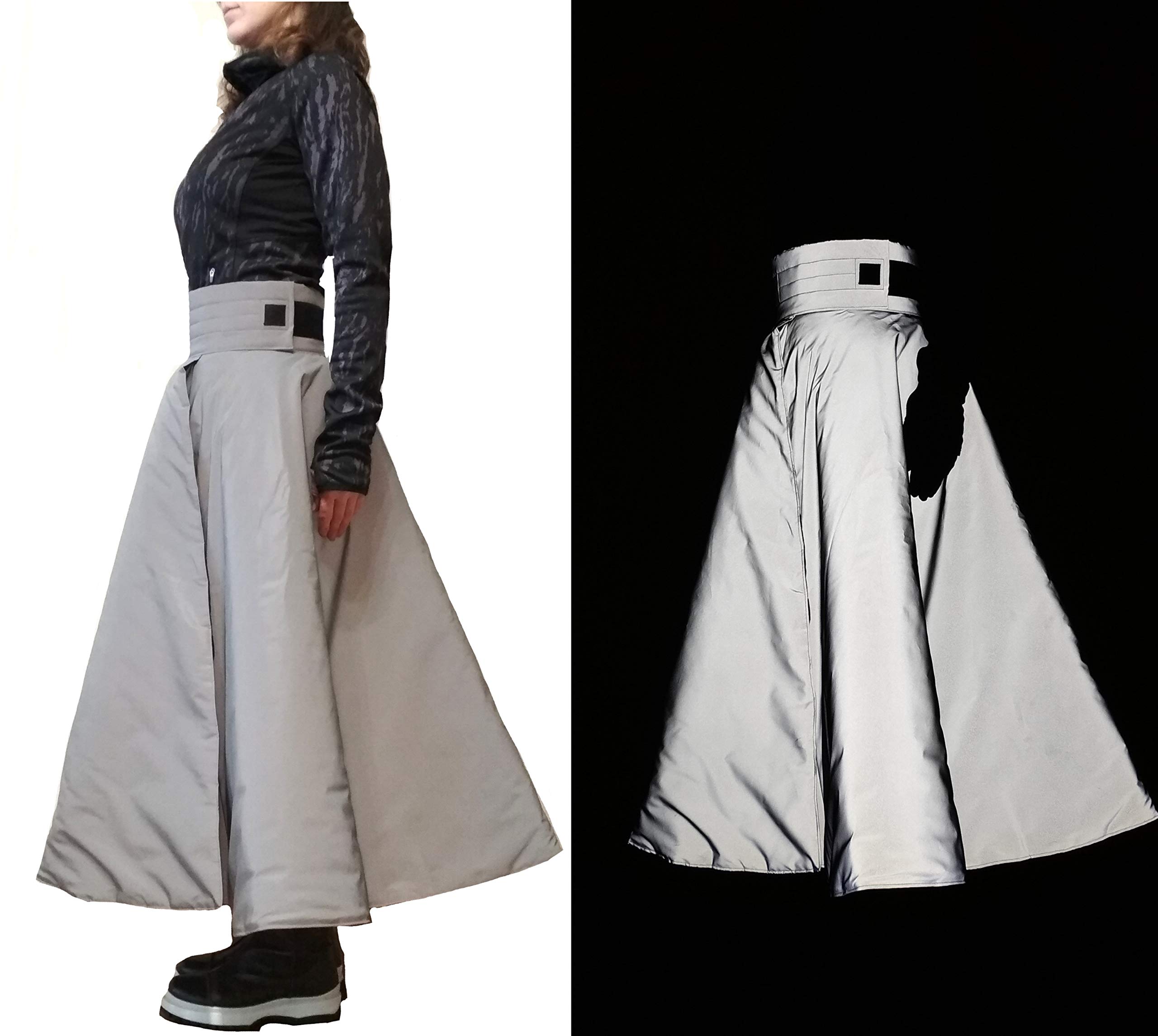 Reitrock für Damen S-L, Schutzausrüstung für Reiter, wasserdicht, Lange Winterreitbekleidung, reflektierender Rock