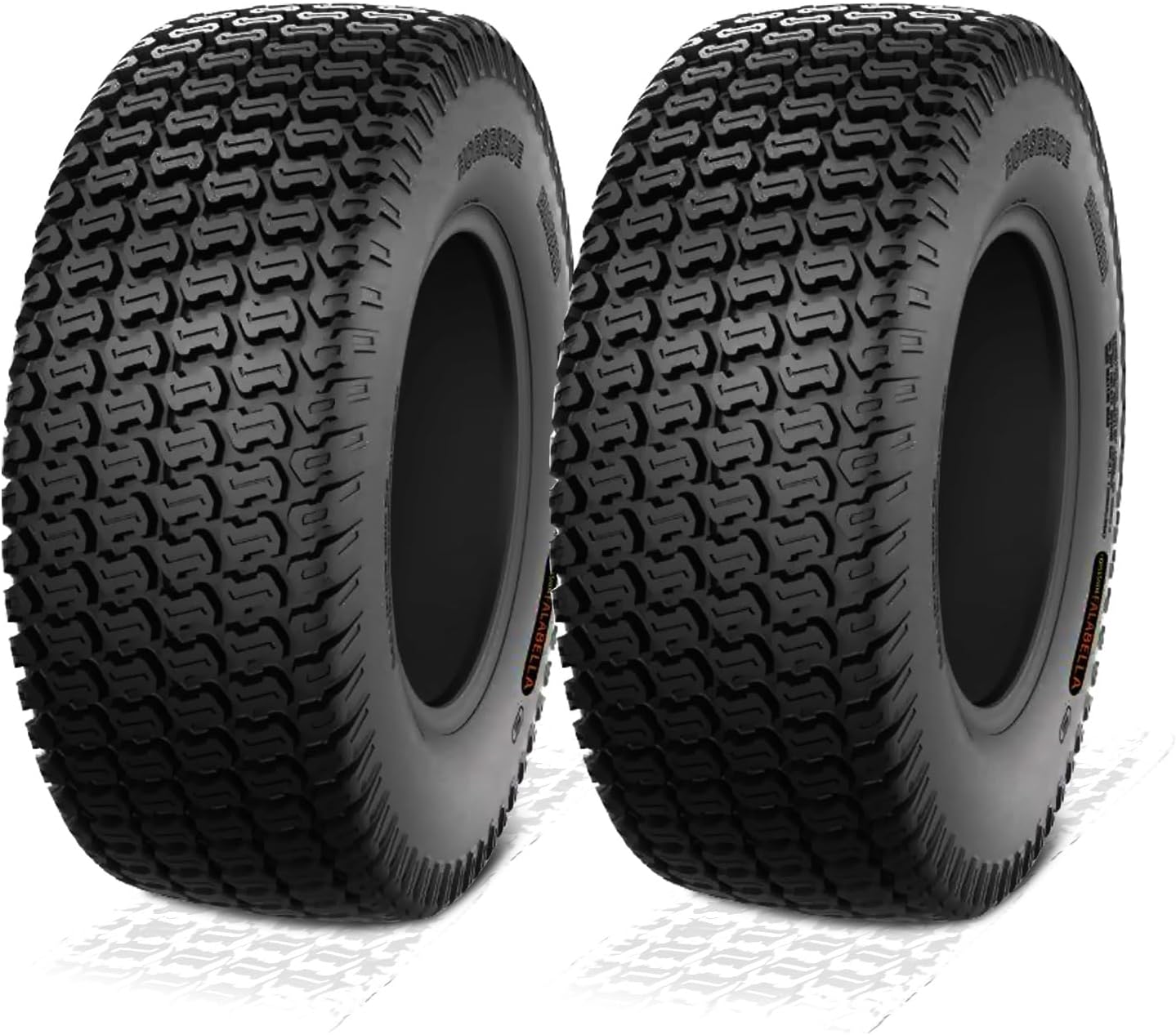 HORSESHOE FALABELLA 2 New 20x10.00-8 / 20x10-8 6PR TURF-KING LAWN MOWER TIRES LRC Heavy Duty Color-Sidewall (20x10.00-8 6Ply)
