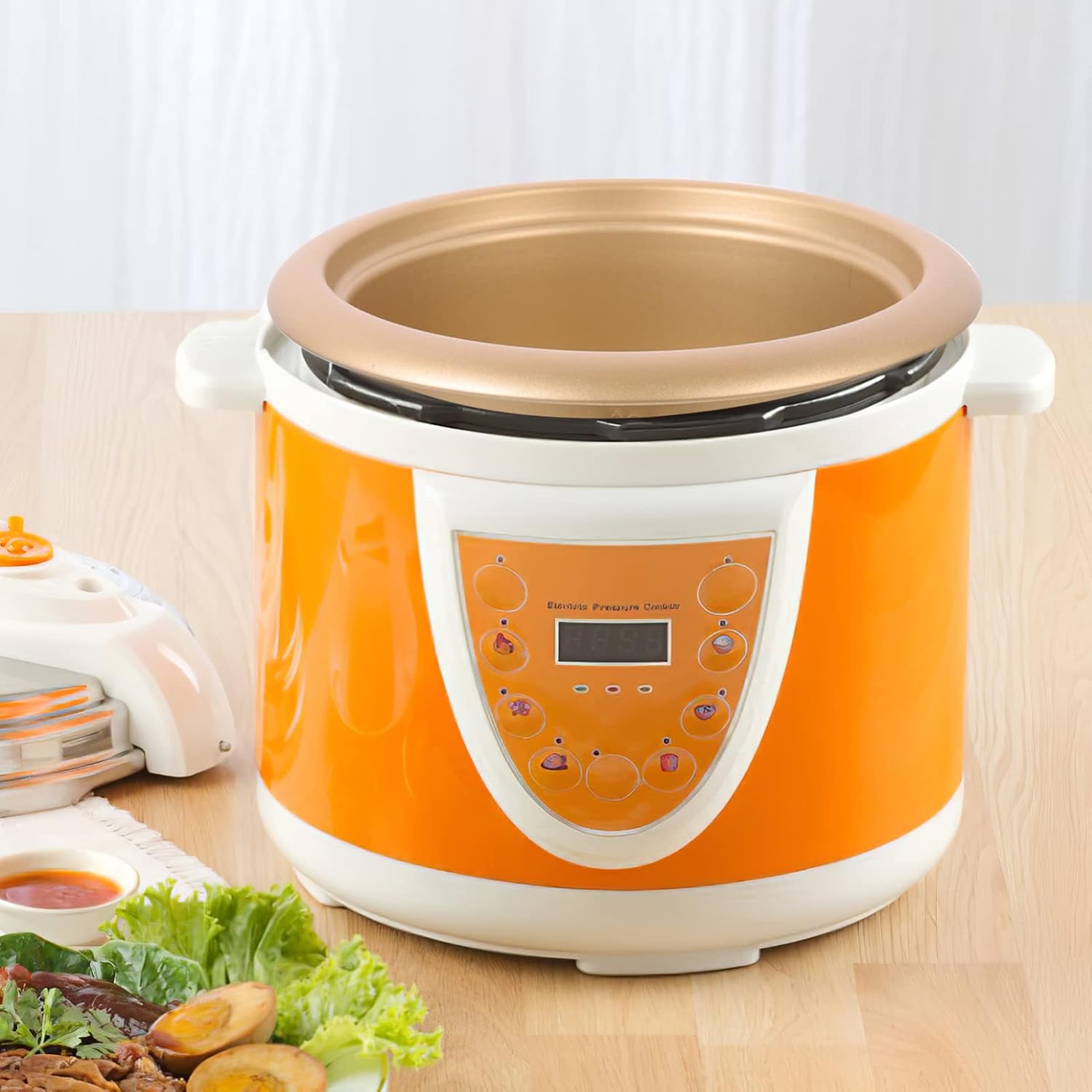 BESTonZON Rice Cooker Inner Pot Replacement, 1.5L Rice Cooker Inner Pot, Nonstick Cookware Cooker Liner Containers, Aluminum Alloy Rice Cooking Container Removable Round Pot for Kitchen - 8.3x3.5inch