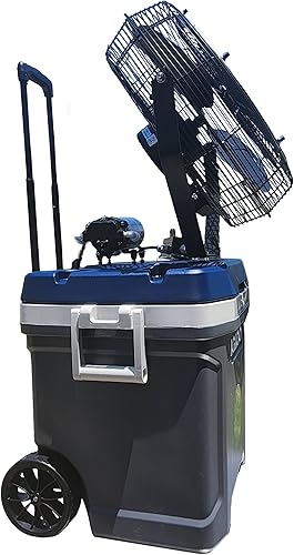 Miniatura 3 de Sistema de ventilador de nebulización portátil, refrigeración al aire libre de doble propósito y mantiene las bebidas frescas, tanque de 15 galones,