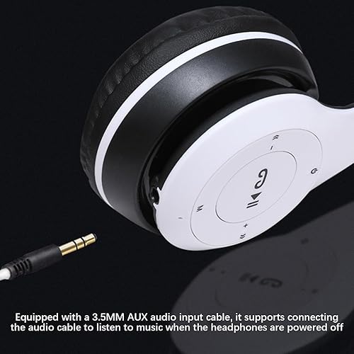 Miniatura 2 de Uscallm Headphones Wireless Bluetooth, Foldable Card Insertion Lightweight Headphones, WiredWireless Stereo Headphones with Shocking Bass, Over-Ear