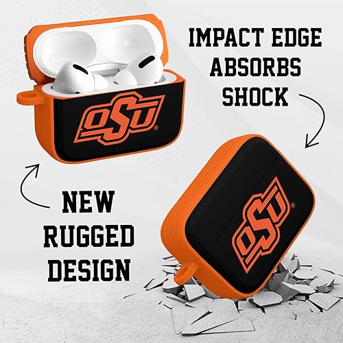 Miniatura 35 de AFFINITY BANDS Oklahoma State Cowboys Camo HDX - Funda compatible con Apple AirPods Generaciones 1 y 2