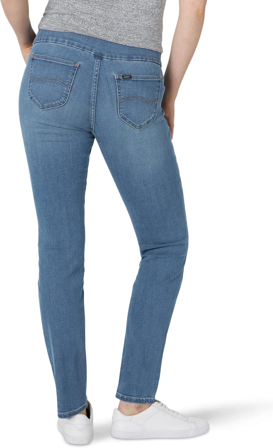 Lee Sculpting Missy Slim Fit Slim Leg Pull-On Mid-Rise Anchor 2 M - Image 2