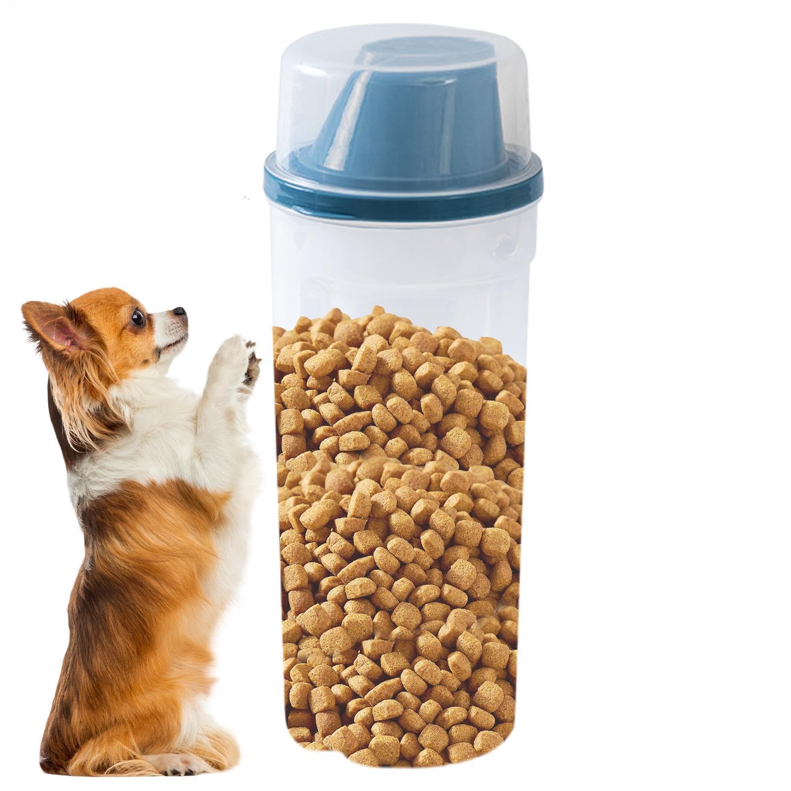 Organizador de alimentos para mascotas de 1500ml ideal para alimentar a tus cachorros de viaje
