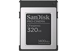 320GB PRO-CINEMA Pro Quad CFexpress Card Type B - Up to 1700MB/s...
