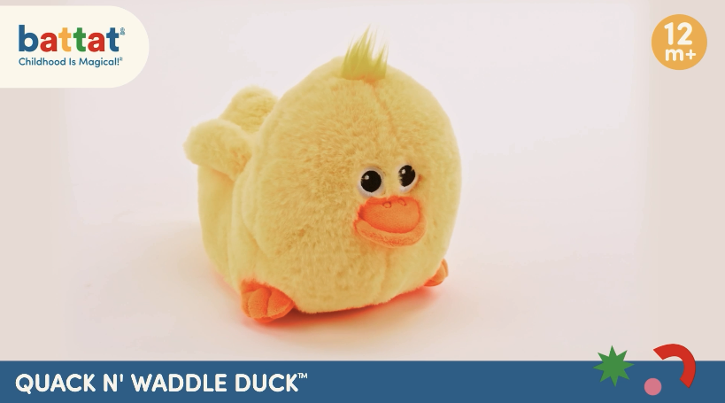 Amazon.com: Battat – Walking Plush Duck Interactive Stuffed Animal