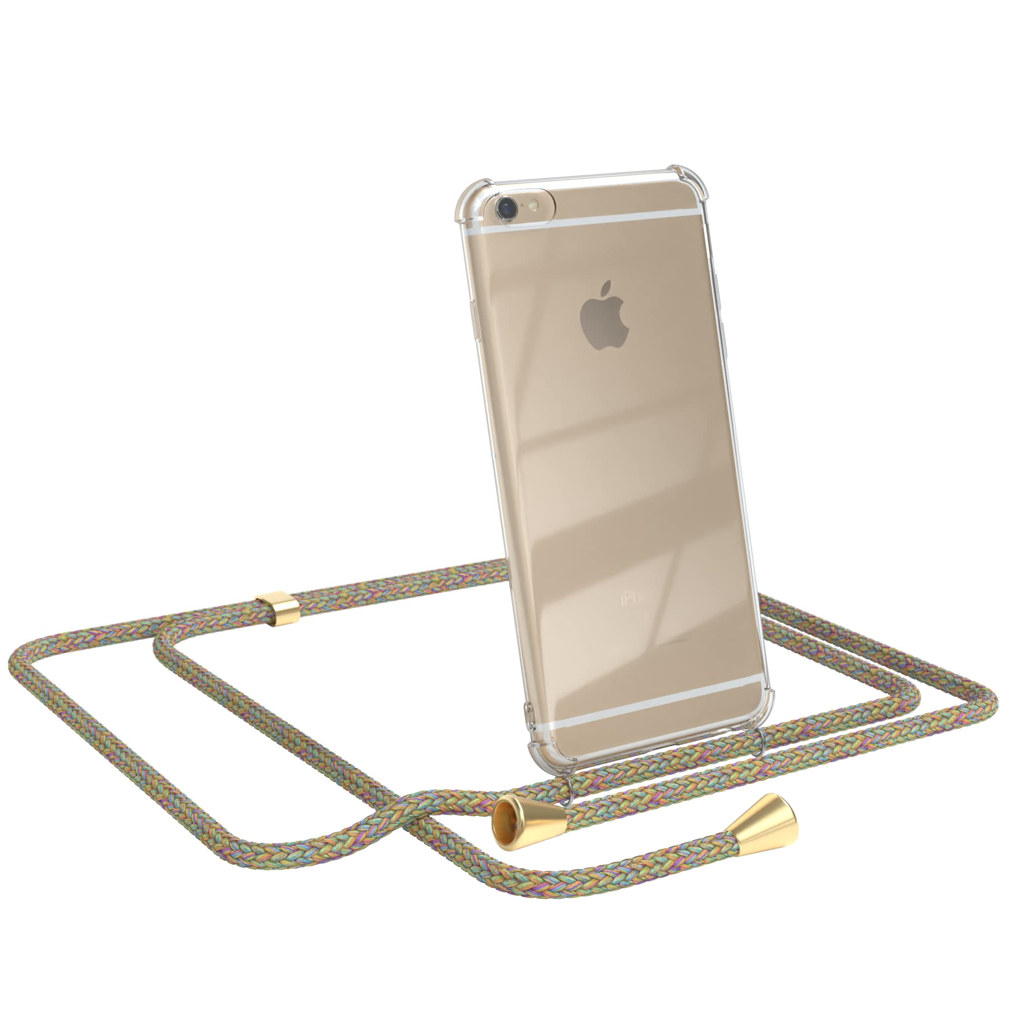 EAZY CASE Custodia 2 In 1 Per IPhone 11 Pro Con Cordino E Catena Tracolla - Silicone Morbido Rosa - 2