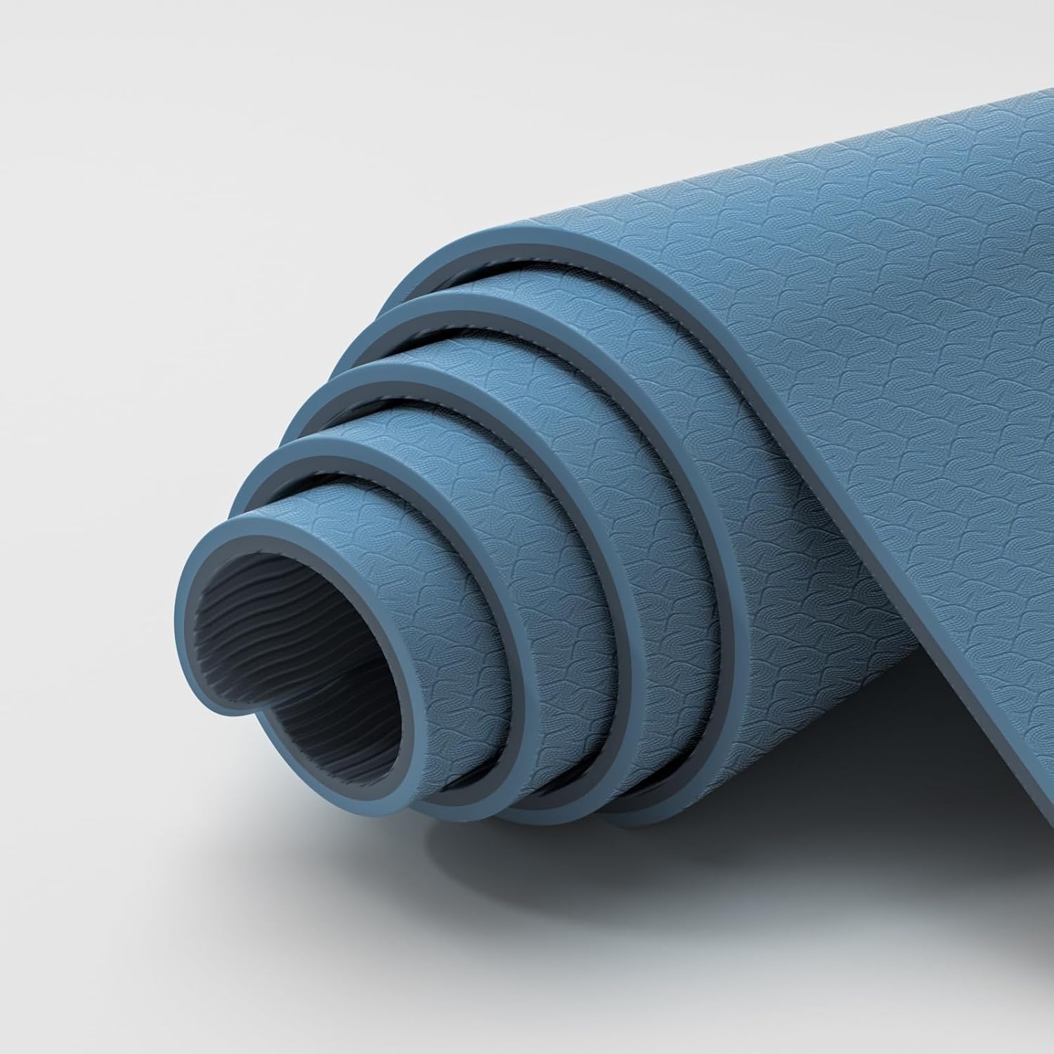 ILILI large Yoga Mat, Thick Soft Exercise Mat for Home Gym, Anti-Tear Cushioned Mat for Men Women, 76"x32.7"x0.35" for Stretching, Pilates&Fitness Workouts