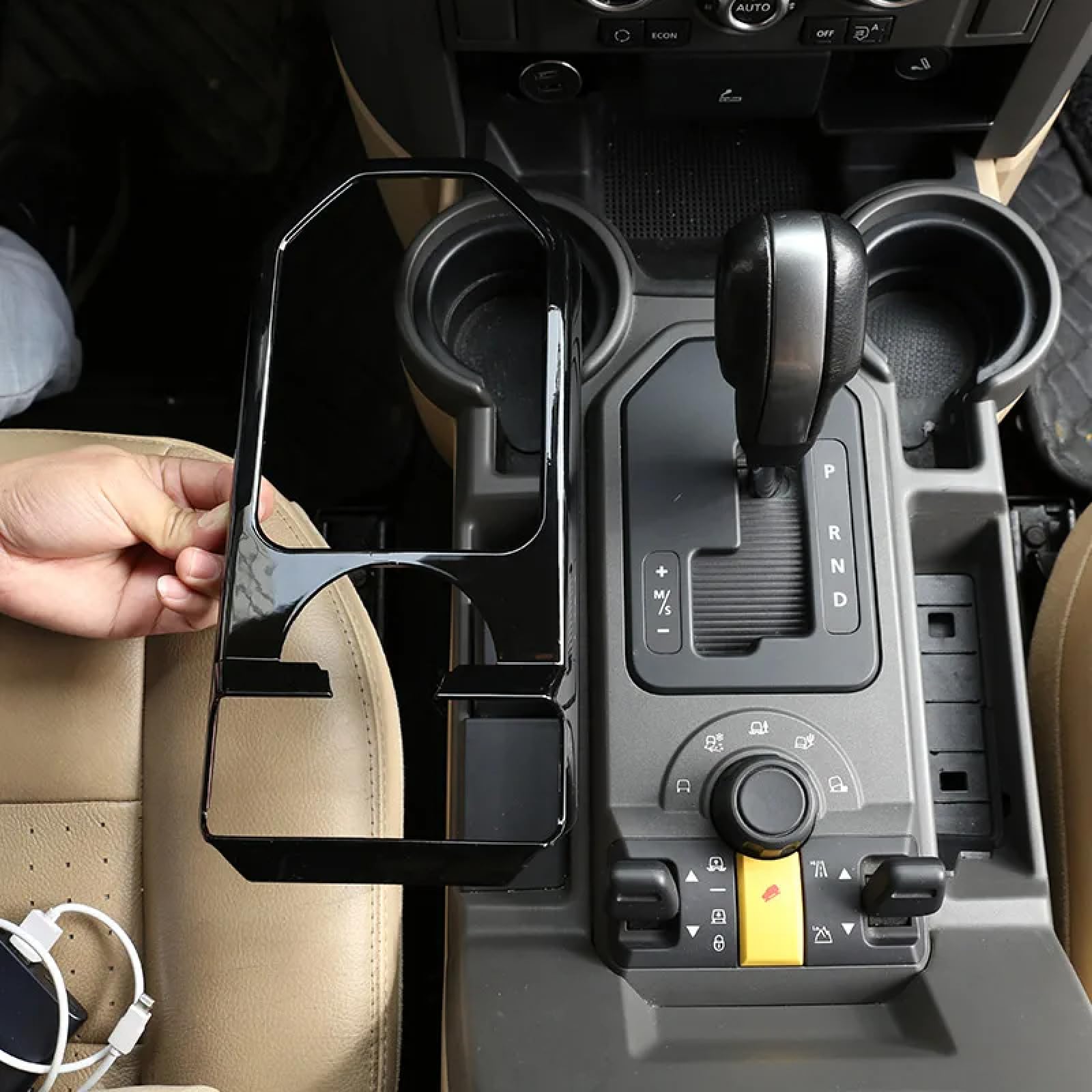 Für Land Rover Discovery 3 LR3 2004-2009 ABS Schwarz Auto Konsole Getriebe Panel Rahmen Abdeckung Trim Aufkleber