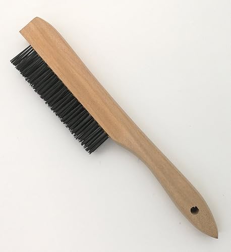 Miniatura 9 de Martillo de soldadura con mango de resorte helicoidal, 10.5", cincel cónico y vertical, cepillo de alambre de 10