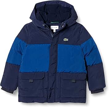 Amazon | [ラコステ] ダウンジャケット [公式] BOYSツートーン