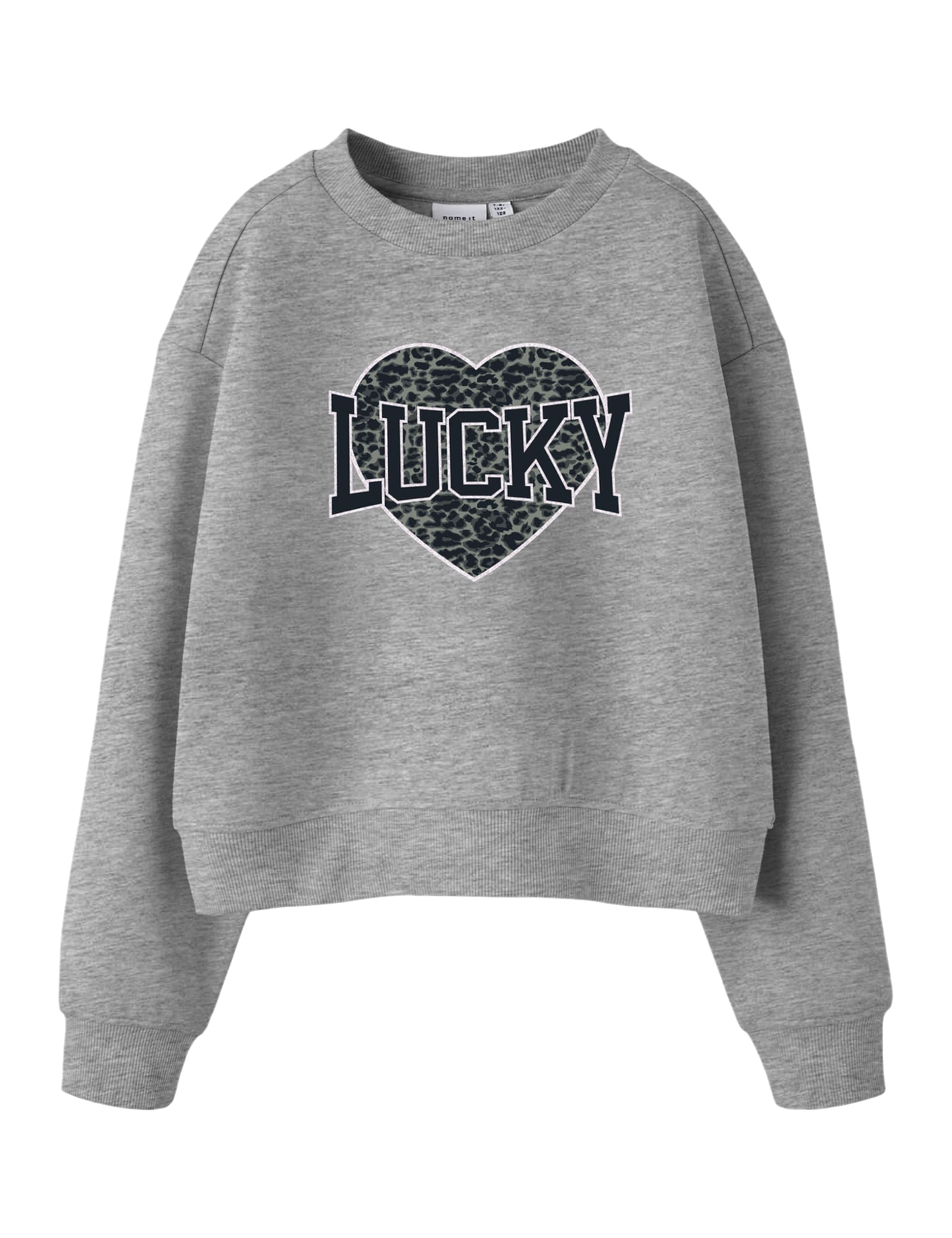 NAME IT Mädchen Nkfbima Ls RLX Short Sweat Unb Box