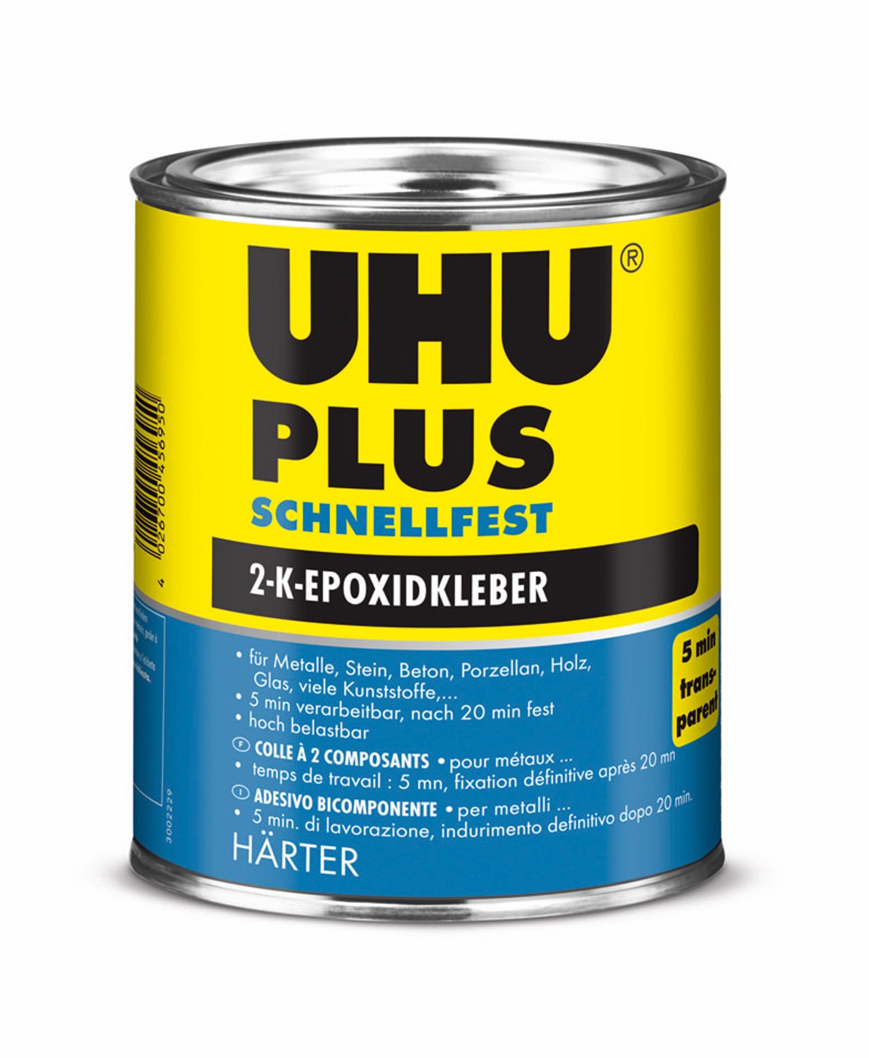 UHU PLUS schnelllfest Dose Härter 855g