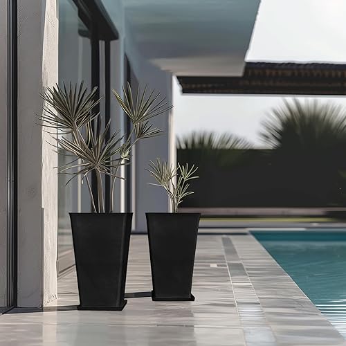 Miniatura 3 de La Jolie Muse - Macetas altas, Negro