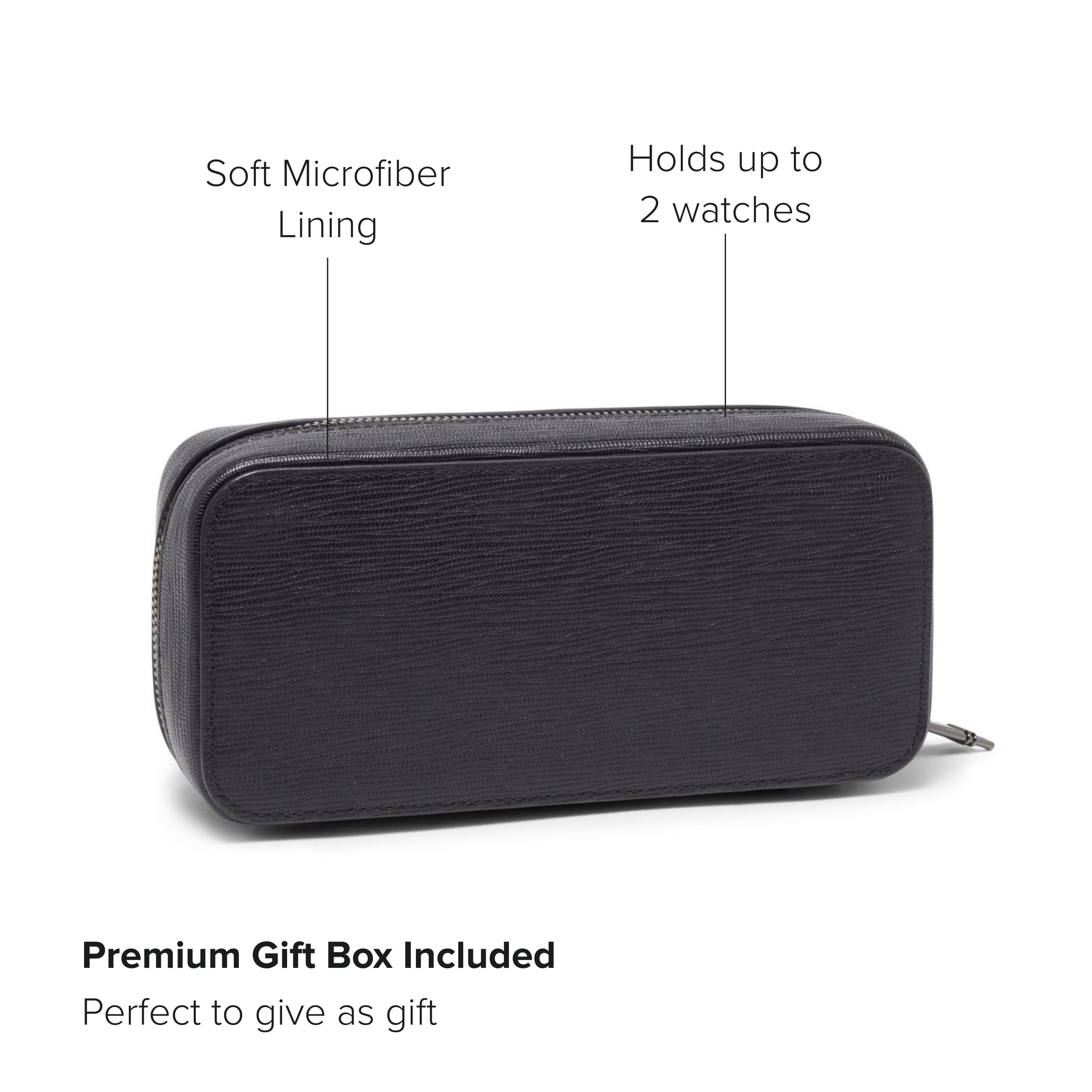 新品 トゥミ TUMI ケース ナッソー ブラック Amazon.co.jp: TUMI - ナッソートラベルウォッチケース - メンズ