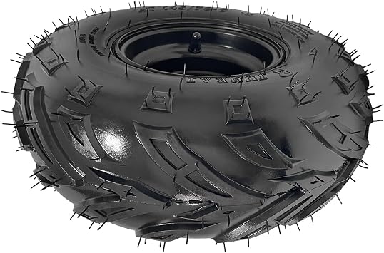 145/70-6 Wheel Tire Rim with Front Brake Drum Hub 3 Stud for 110cc 125cc Motorcycle 4-Wheeler Quad Go Kart Mini Bike