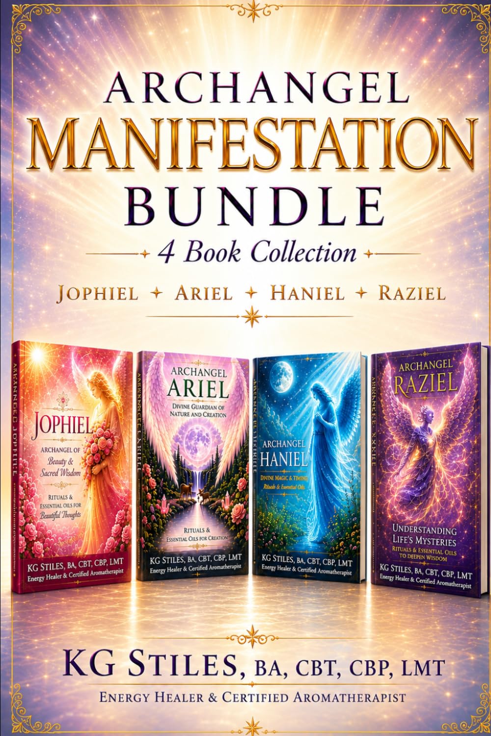 Archangel Manifestation Bundle - 4 Book Collection: With Jophiel • Ariel • Haniel • Raziel (The Archangels Rituals Series)