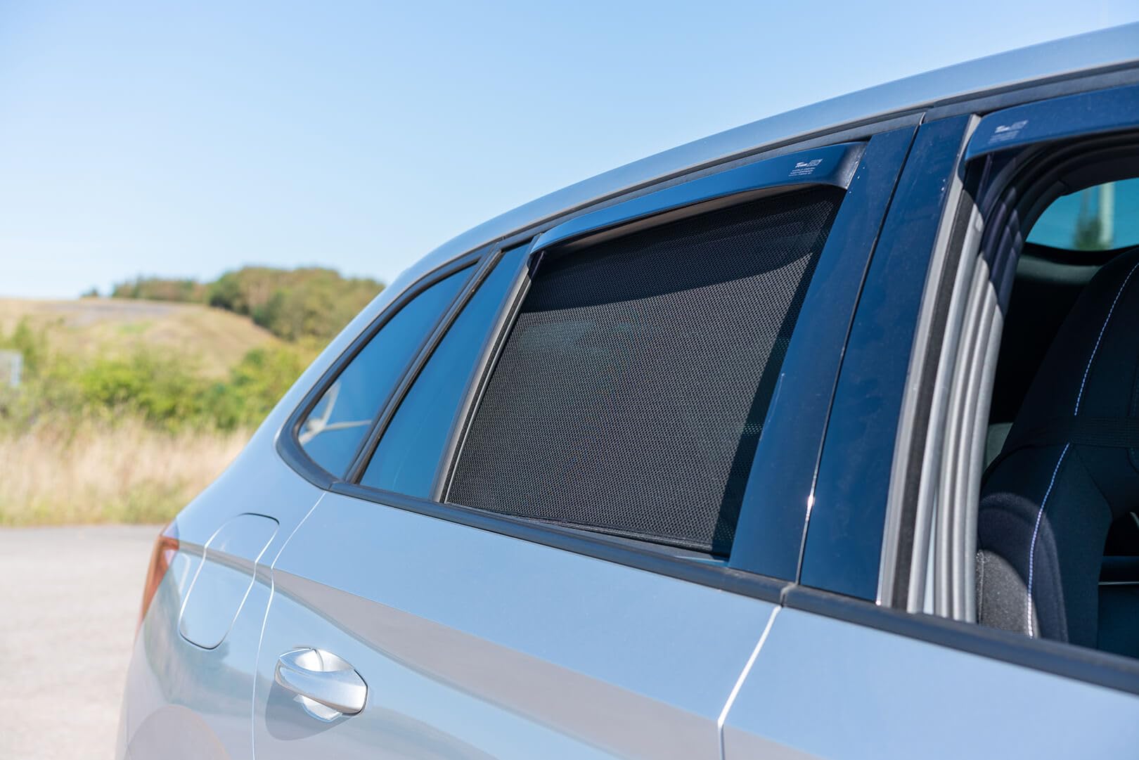 Satz Car Shades (Hintertüren) kompatibel mit Skoda Scala HB 5-türer 2019- (2-teilig) Passgenaue Sonnenschutzblenden