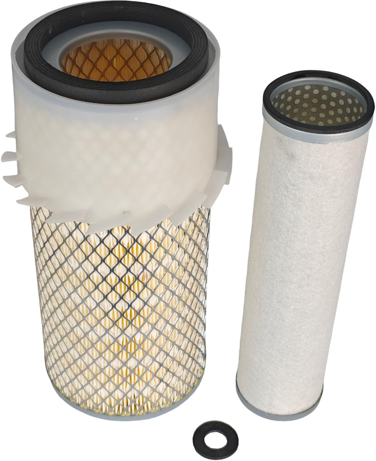 EZROAD Inner Outer Air Filter Kit 1043327M91 1043326M91 Compatible with Massey Ferguson 20C 230 235 245 Primary Secondary Engine Tractor