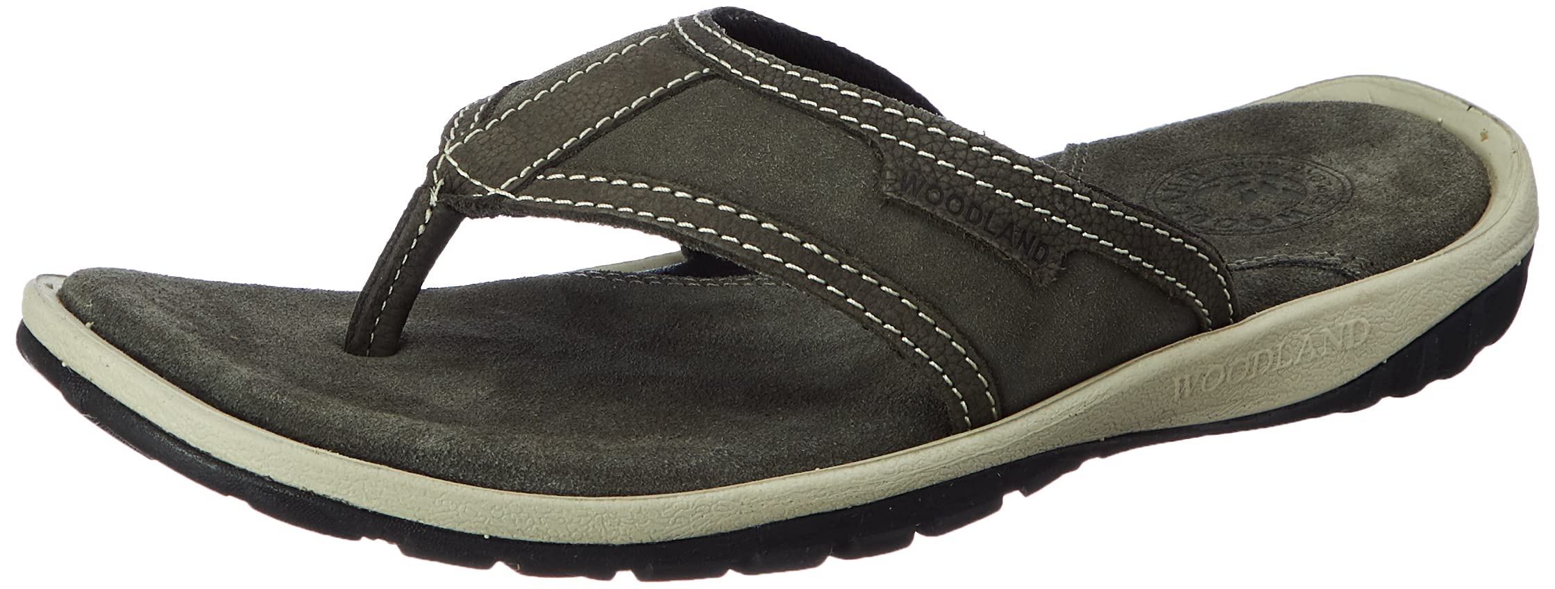 Woodland Mens Grey Leather Slipper-9 UK (43 EU) (GP 1392114ONW) (B0BR5T2KT4) Amazon Price History, Amazon Price Tracker