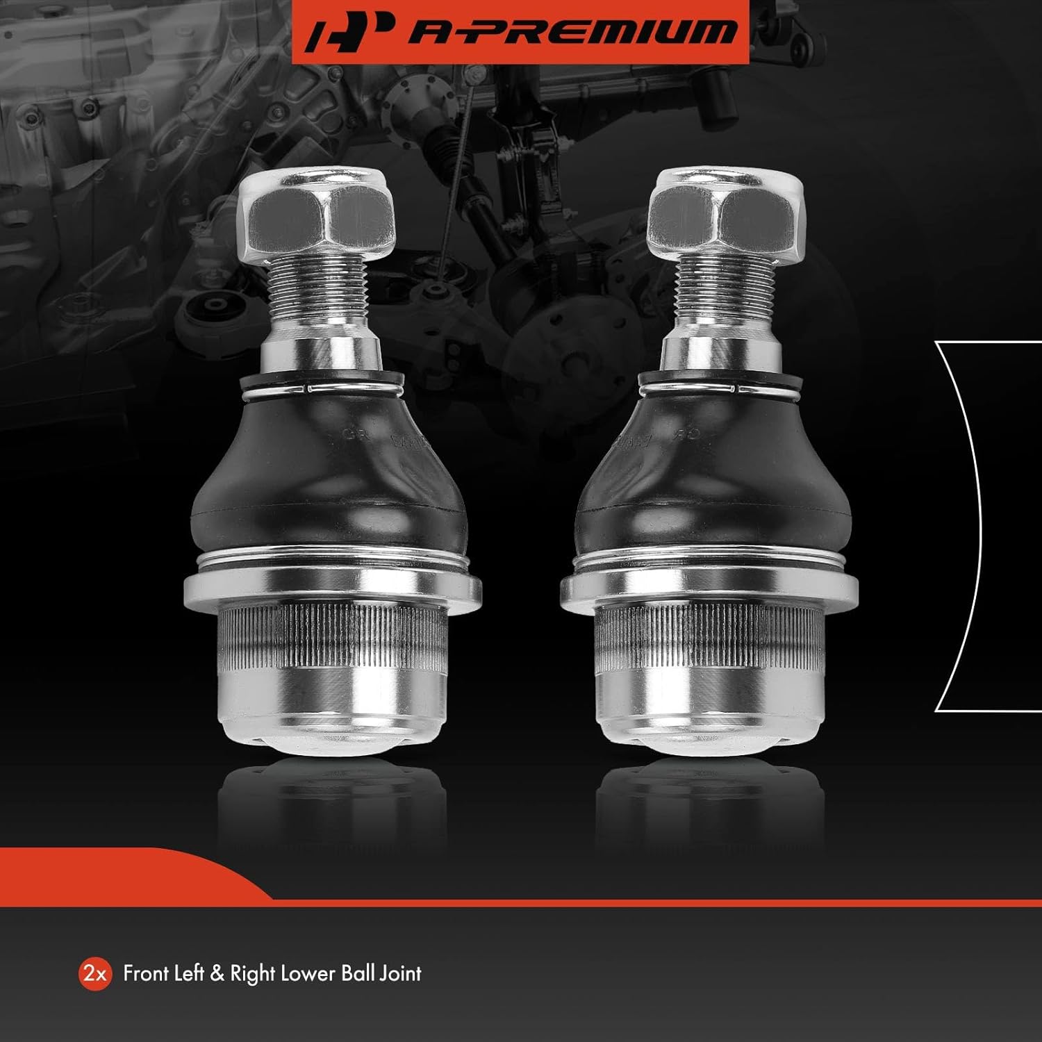 A-Premium 2 x Front Lower Ball Joint, Compatible with Dodge Sprinter 2500 2003-2006, Sprinter 3500 2003-2006 & Freightliner Sprinter 2500 2002-2006, Sprinter 3500 2002-2006