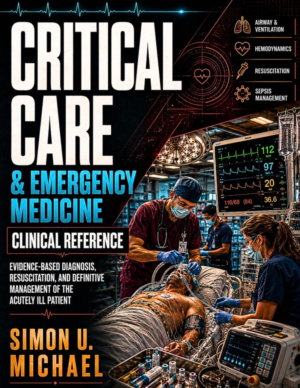 Critical Care & Emergency Medicine Clinical Reference: Evidence-Based Diagnosis, Resuscitation, and Definitive Management of the Acutely Ill Patient