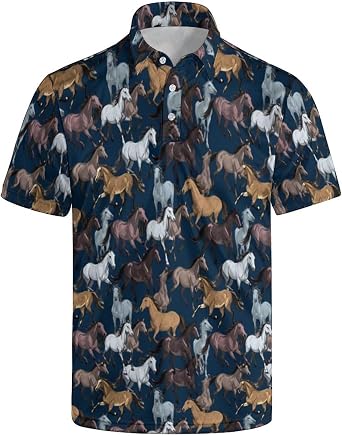 Polo Shirts for Mens Golf Shirt Short Sleeve Golf Outfits Golf