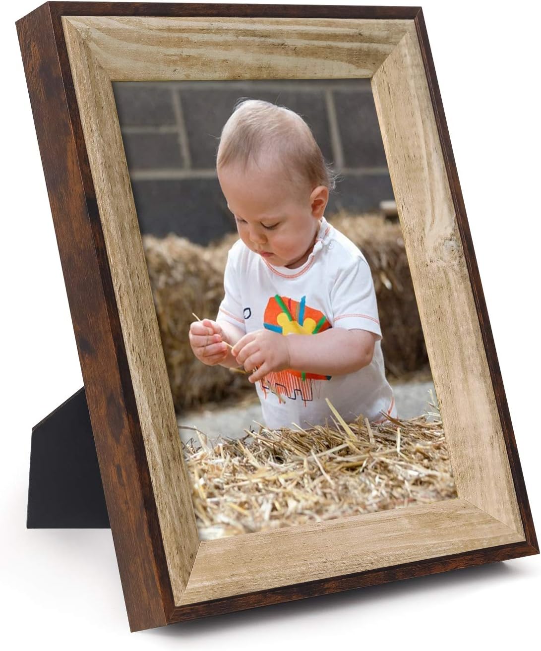 Vintage Photo Frames, 6x8 Wall Mounting Pictures Frame for Table Top Display