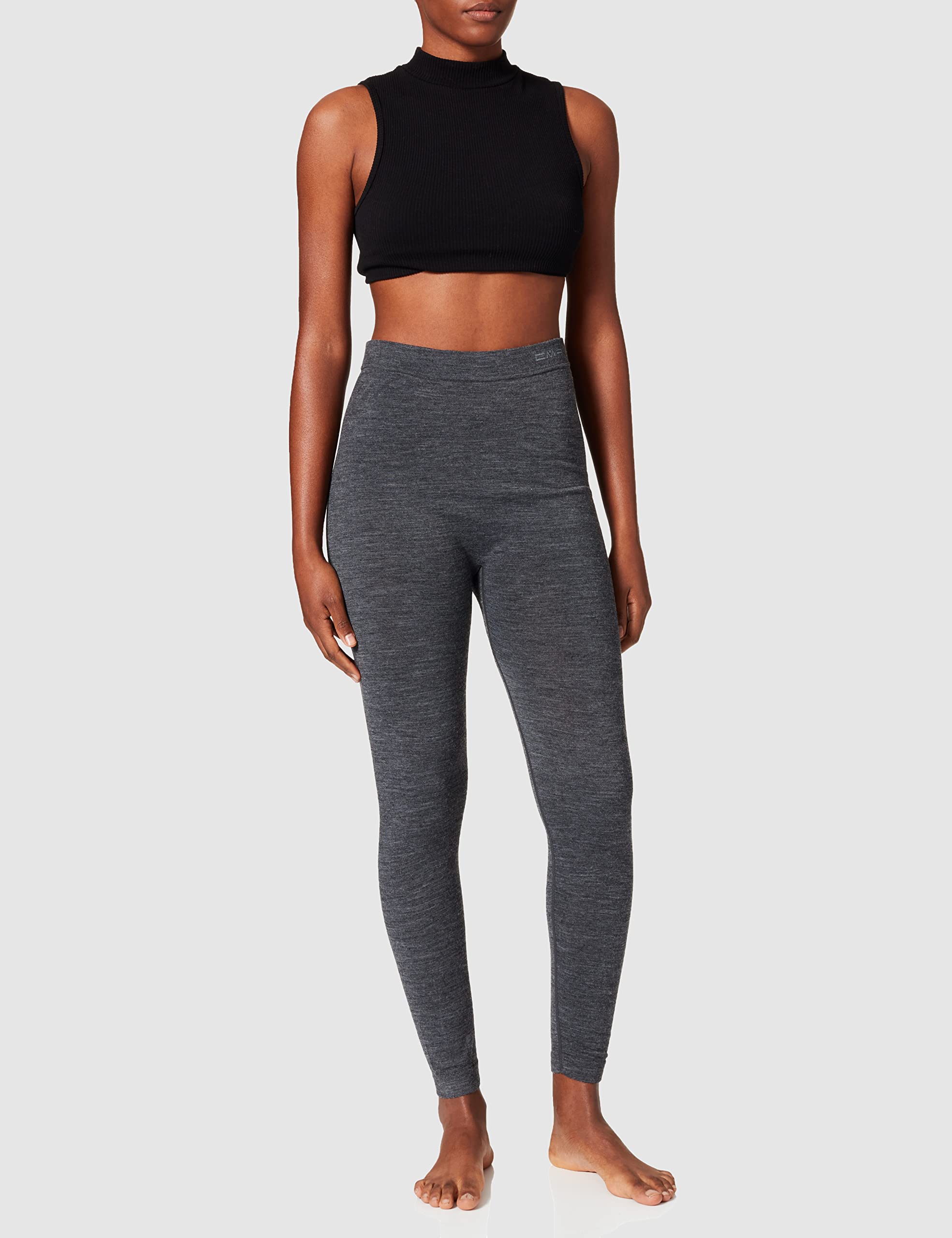 CMP Pantalon sans Couture Femme - Pantalon - sous-vêtement Long en Laine mérinos 39Y4026 - Femme