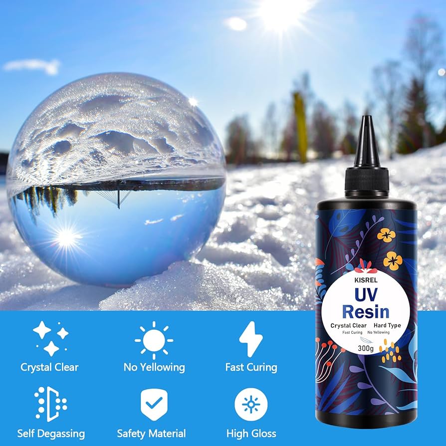 Amazon.com: KISREL UV Resin 300g - Upgraded UV Resin Kit