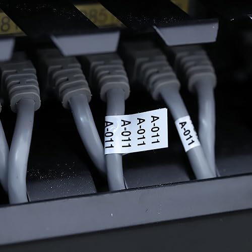 Miniatura 4 de Label KINGDOM Cinta de etiquetas flexible compatible con TZe-FX231 Brother tzefx231 de 0.47 pulgadas, 0.47 de identificación flexible, cinta de