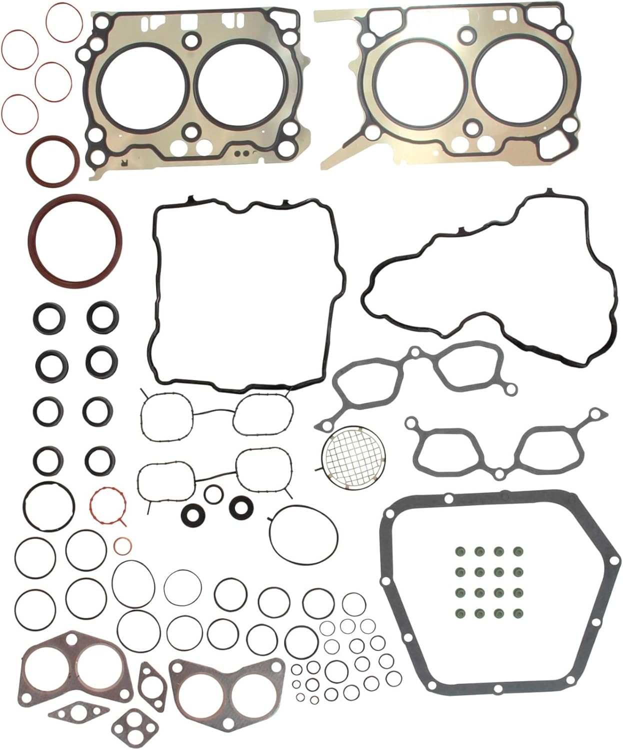 DNJ EK4348 Engine Rebuild Kit for 2011-2015 Subaru Forester 2.5L H4 16V DOHC 2498cc