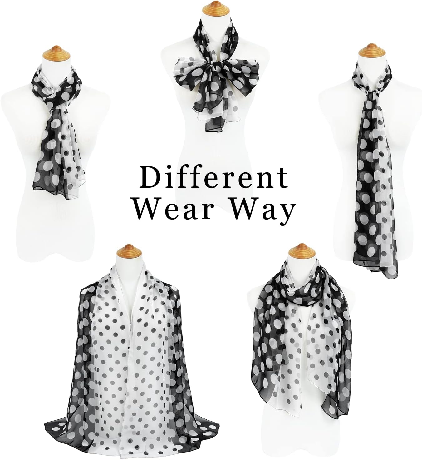 E-Clover Herebuy - Unique Women's Floral Scarves: Chiffon Flowers & Birds Printed Scarf - Image 4