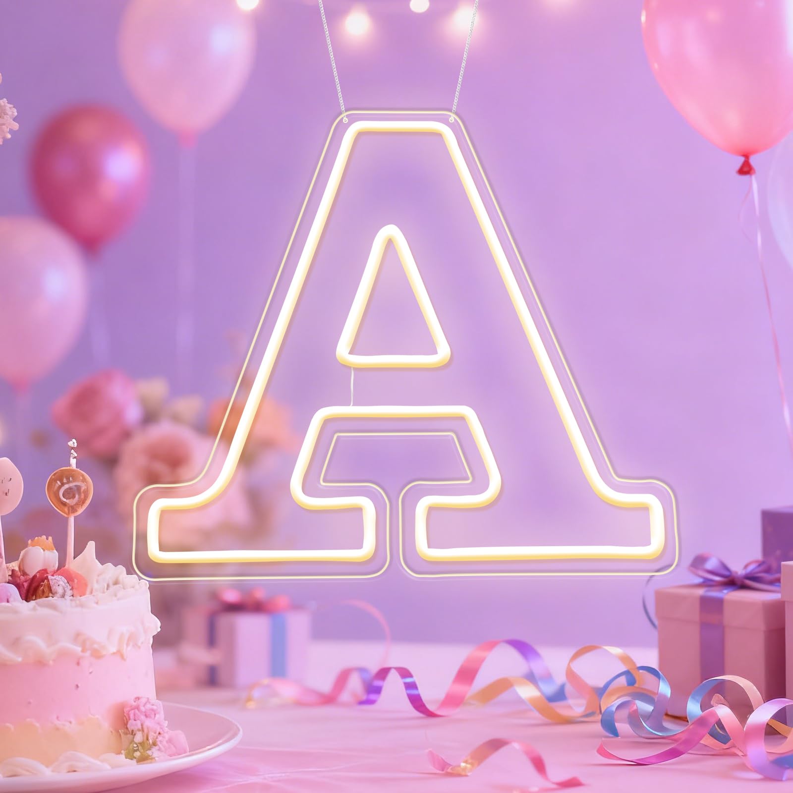 RumonZS Light Up Letters A LED Letters Lights Neon Sign 26 Alphabet 31.5 cm Decorative Lighted Alphabet for Wedding Party Birthday Bar Christmas Home Decor Letter Lights (Warm White)