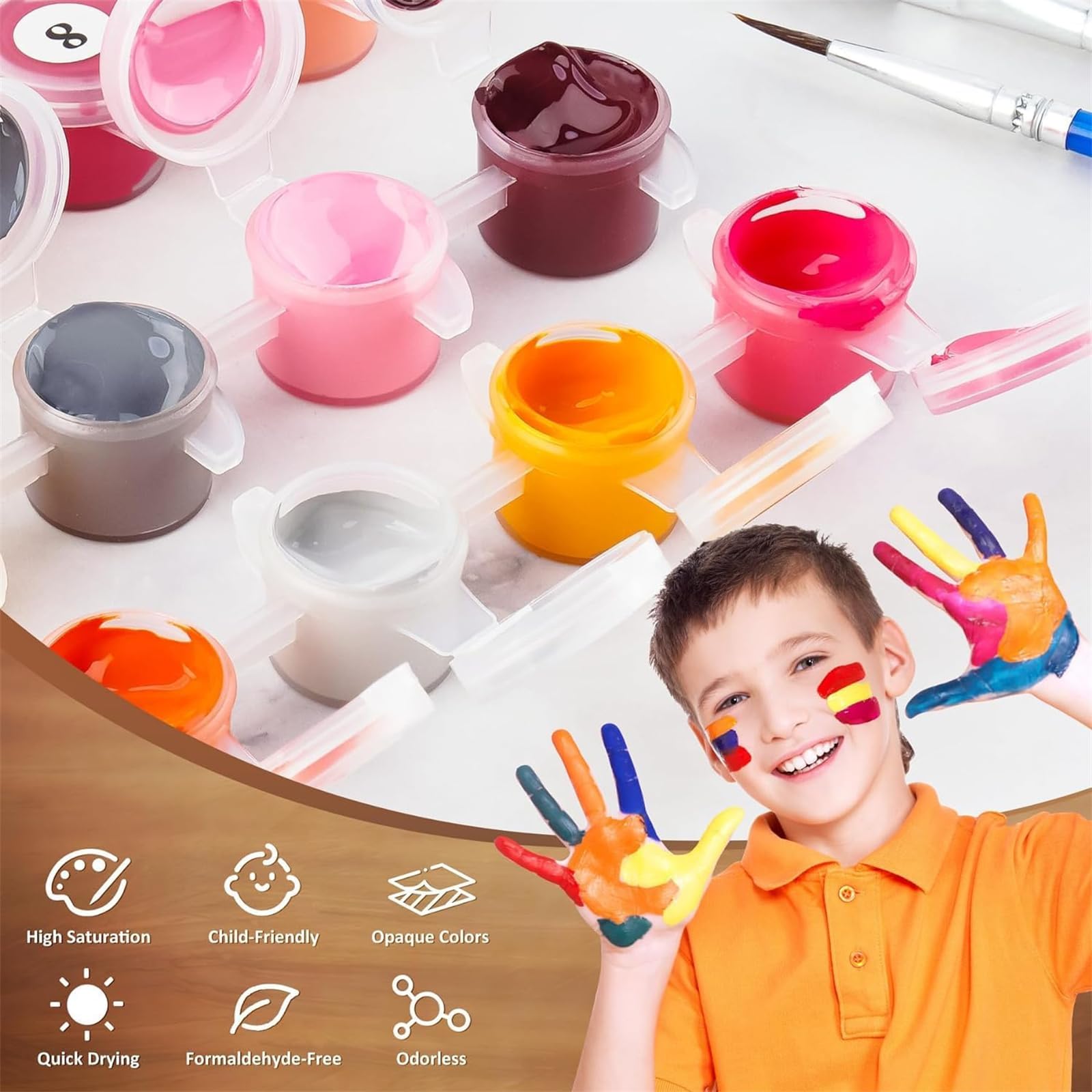 Kit Peinture Par Numéro Dimensions – À La Plage – 20x14″ – Neuf – Loisir Créatif
