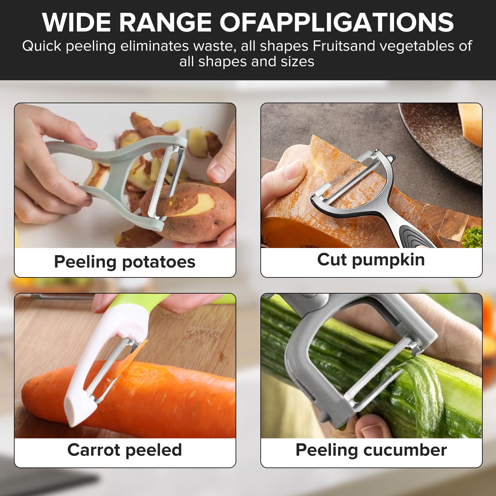 OUDQFCJ Lot De 8 Econome,éPlucheurs Tupper,Turbo | FindTheDeal