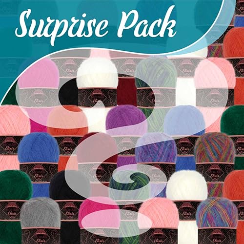 Vista 185 de JubileeYarn Mohair Elixir Yarn - 50 g/madeja Lana mezcla para bebé - Mimosa - 2 madejas 04 Mimosa