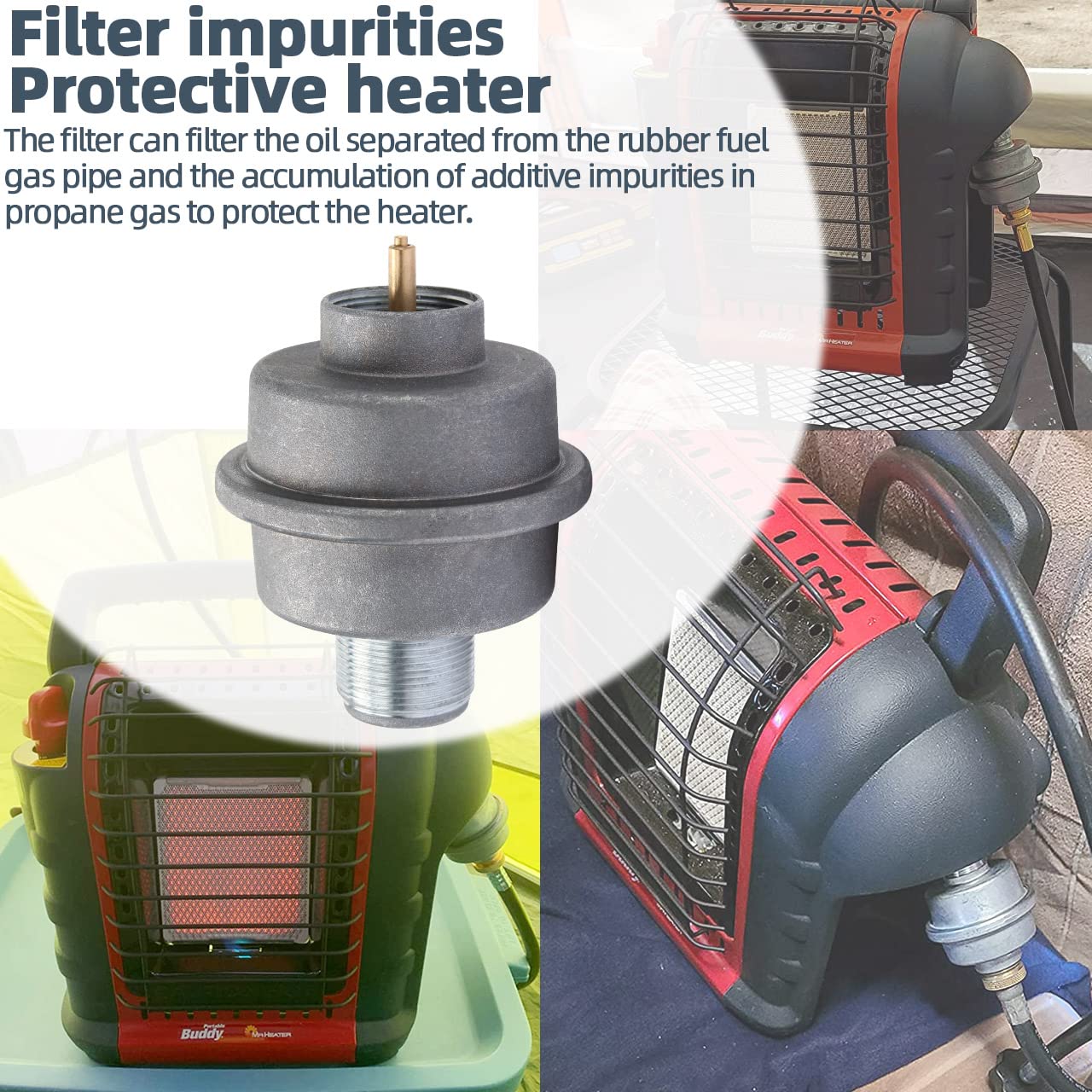 Heater Propane Fuel Filter Replacement for Mr Heater Propane Big Buddy,  Portable Buddy u0026 Tough Buddy Heaters: Buy Online at Best Price in UAE -  Amazon.ae