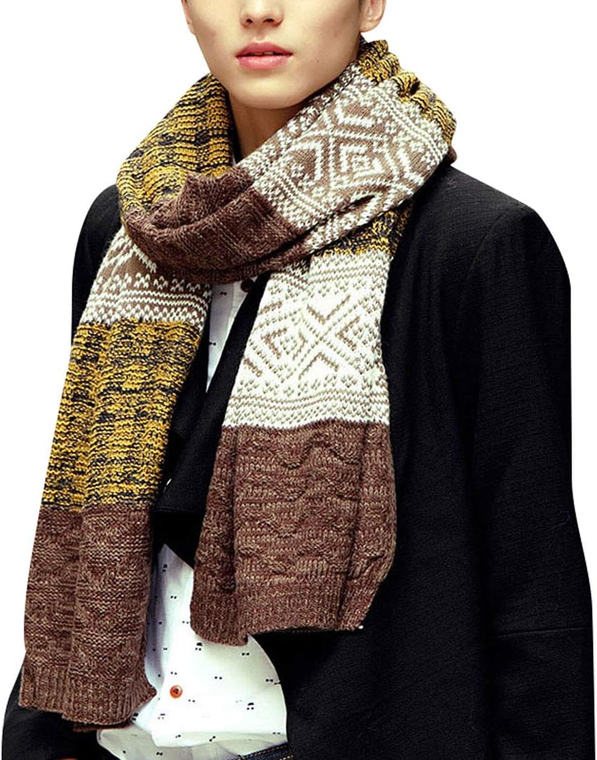 Écharpe Femme Yuson Girl - Imitation Carreaux, Douce Et Chaude, Idéale Pour L'automne Et L'hiver