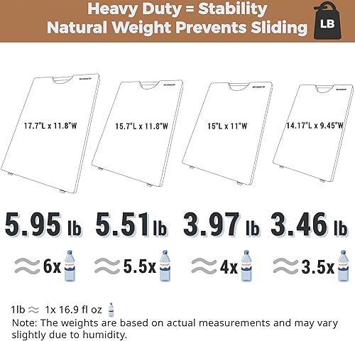 Miniatura 5 de Brosisincorp Sapele - Tabla de cortar de madera para queso verduras carne tabla de cortar reversible de madera dura con mango de acero inoxidable