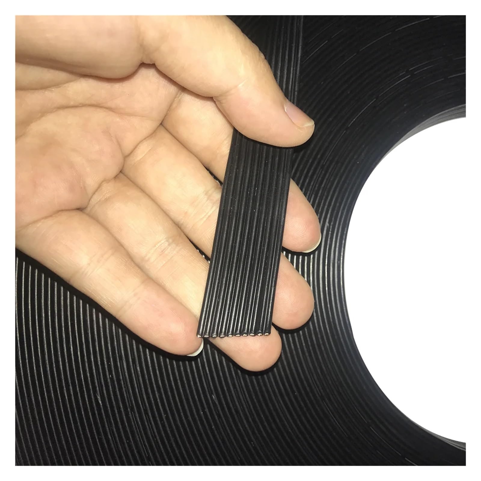 Cable de Silicona 20 AWG, Cable multiconductor Extra Suave, Plano, Paralelo, Flexible Alta Temperatura(20AWG 10Pin)