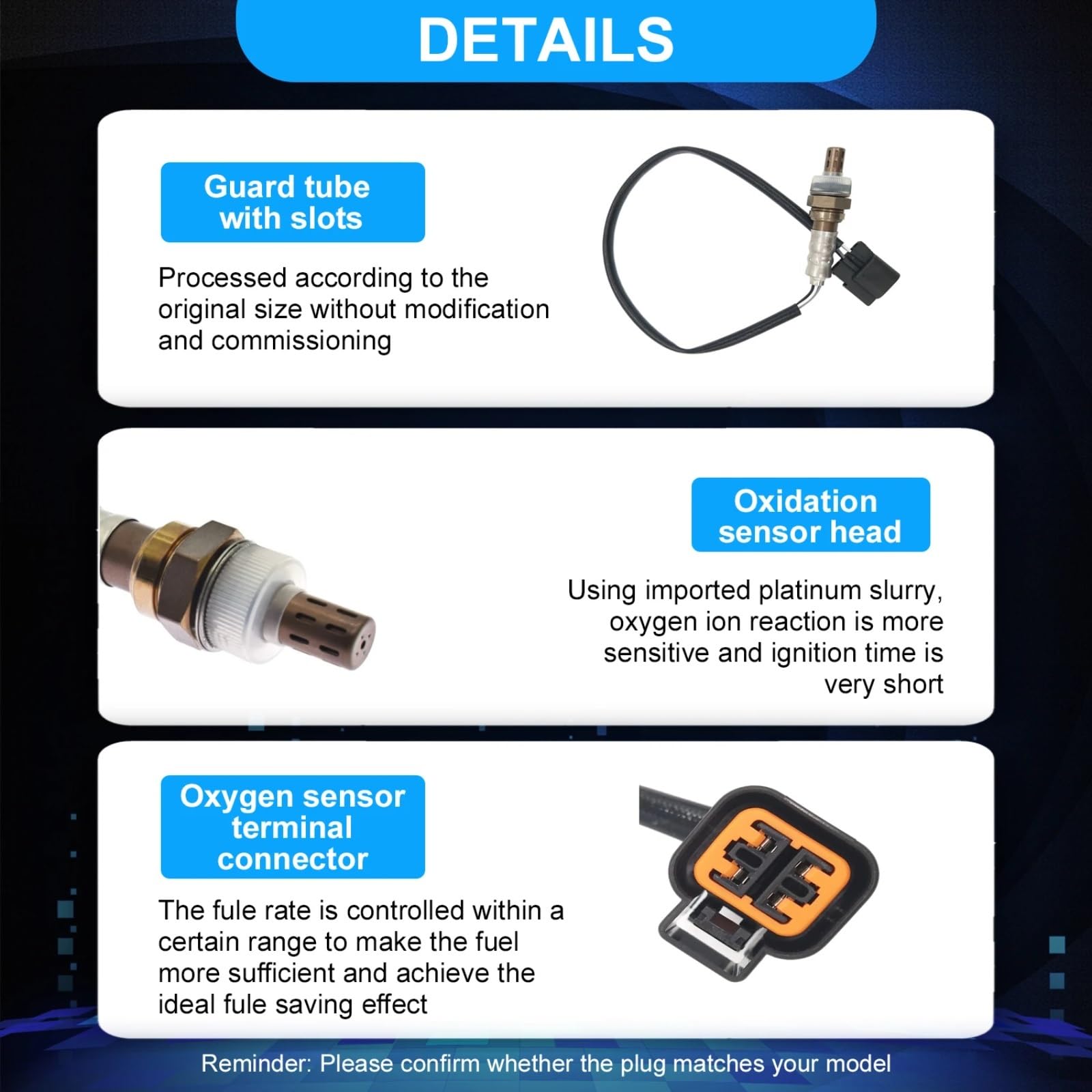Sonda Lambda Sensore Sensore Di Ossigeno O2 Rapporto Carburante Aria E Sensore O2 39210-25130 Compatibile Con Hyundai Per Sonata V Nf 2005-2010