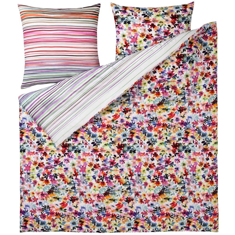 ESTELLA Mako-Satin Bettwäsche Daisy Multicolor