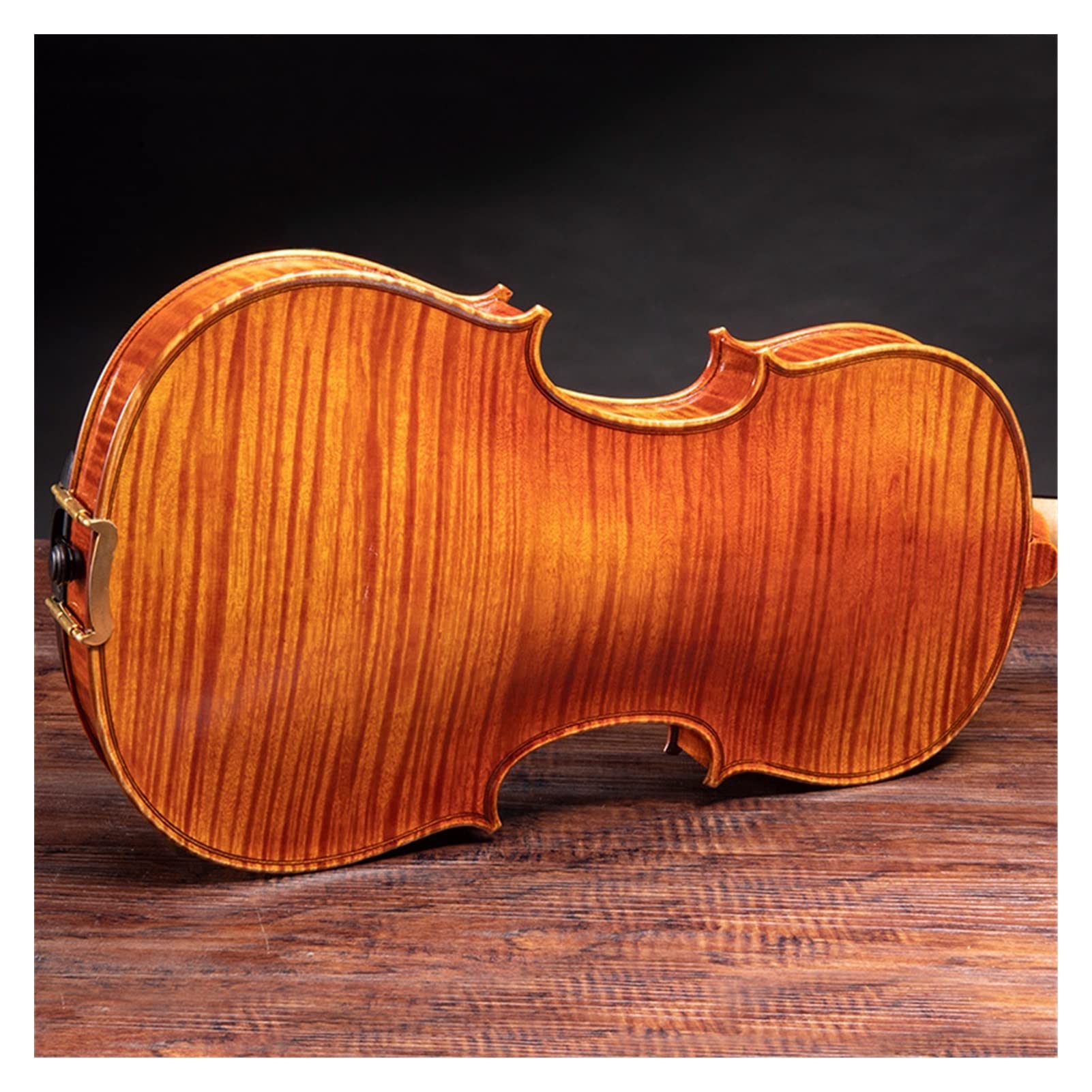 4/4,1/2 /, 3/4,1/4 Violín Hecho A Mano De Madera Maciza para Niños Práctica Práctica Práctica Estudiante violín (Color : 1/2)