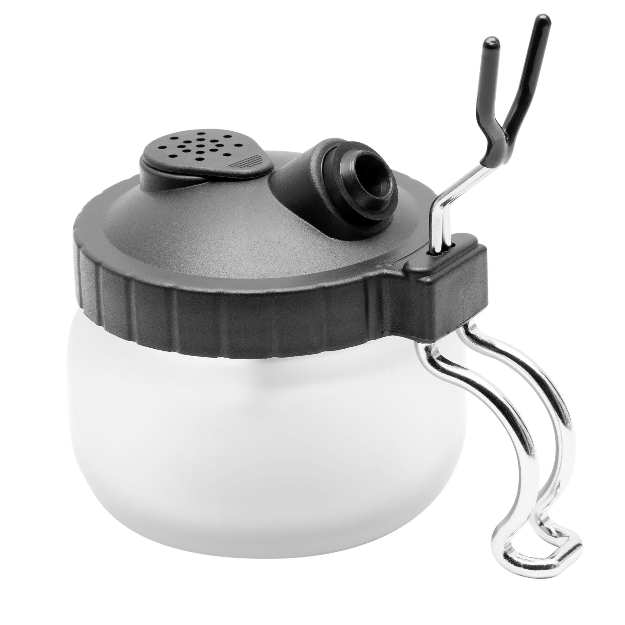 Pot de nettoyage pour aérographe Angelus station support en verre