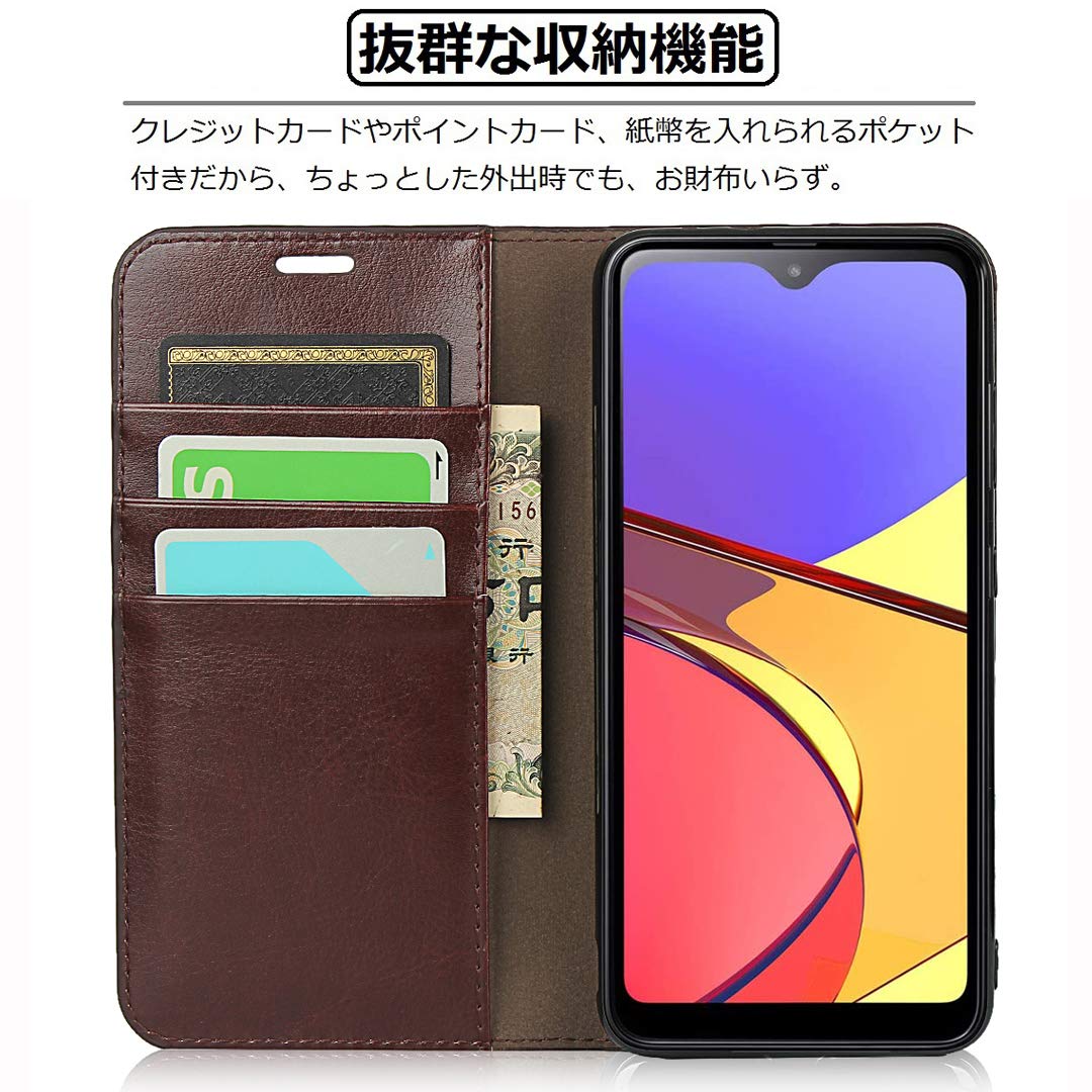 Amazon.co.jp: DeftD Galaxy A21 SC-42A 兼用 ケース カバー 本革