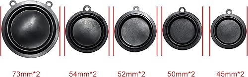 Miniatura 2 de METER STAR Cada 2 accesorios de diafragma de presión para calentador de agua de gas de 1.772 in, 1.969 in, 2.047 in, 2.126 in, 2.874 in, válvula de