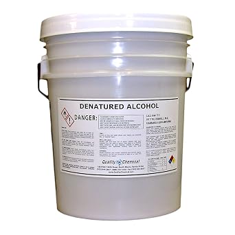 Quality Chemical Denatured Alcohol 200-5 Gallon Pail - 640 oz Pack of 1
