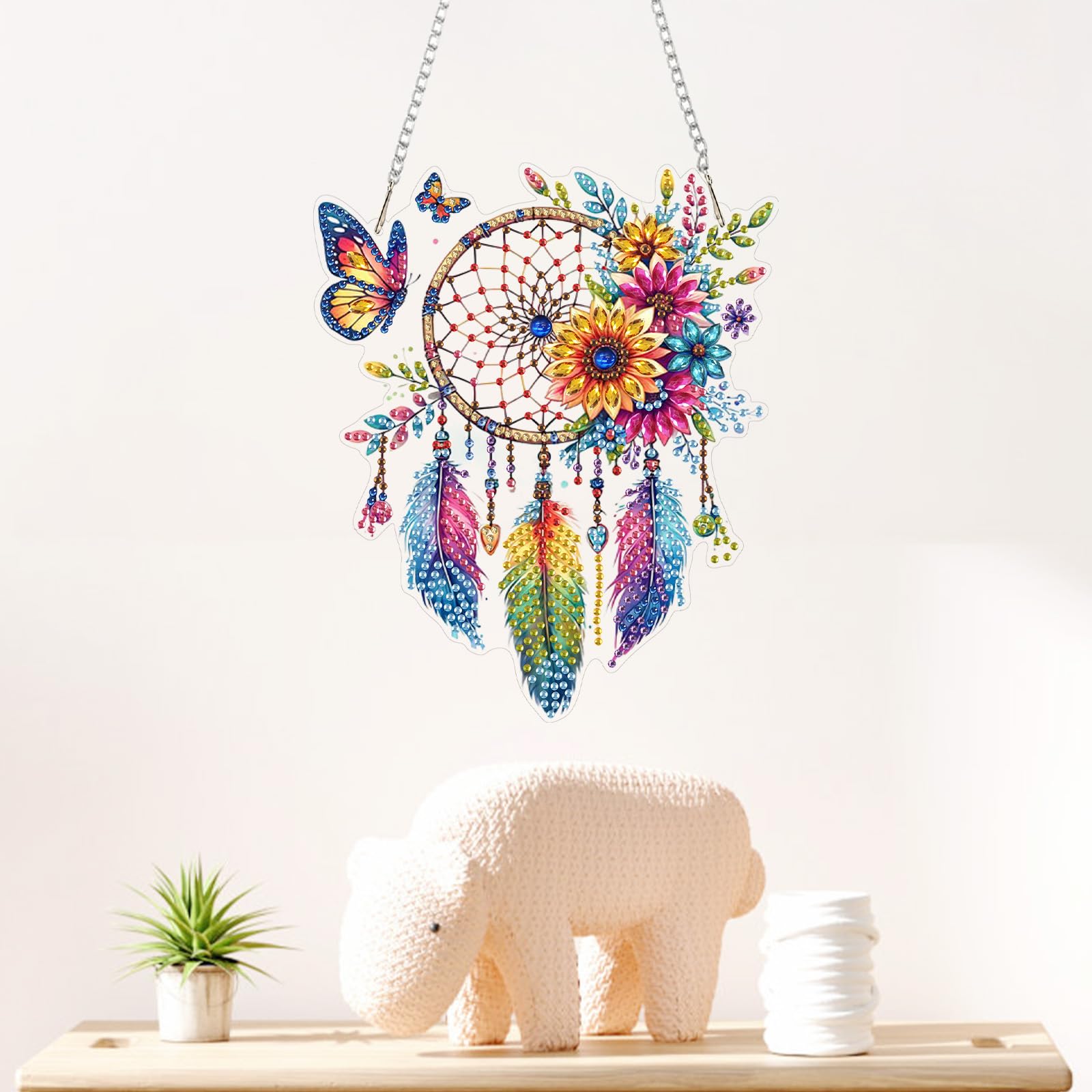 Kit Diamond Painting 5D 4 Pezzi Animali | Set Completo Per Adulti E Bambini, Tela HD Con Diamanti Brillanti, 30x40 Cm, Decorazione Murale Fai-da-Te