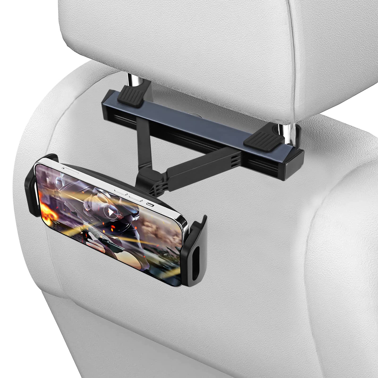 HOLULO Car Tablet Holder - Universal iPad Holder, Portable Car Mount for Kids & Adults - Fits 4.7-12.9" Devices